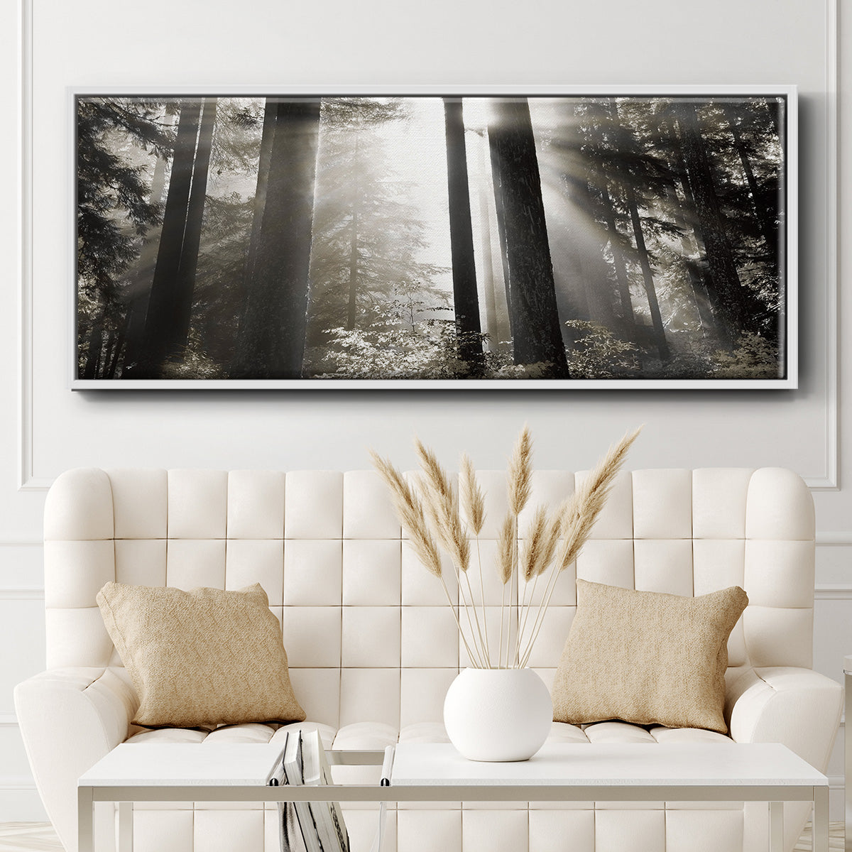 Morning Light - Floater Framed Canvas Print