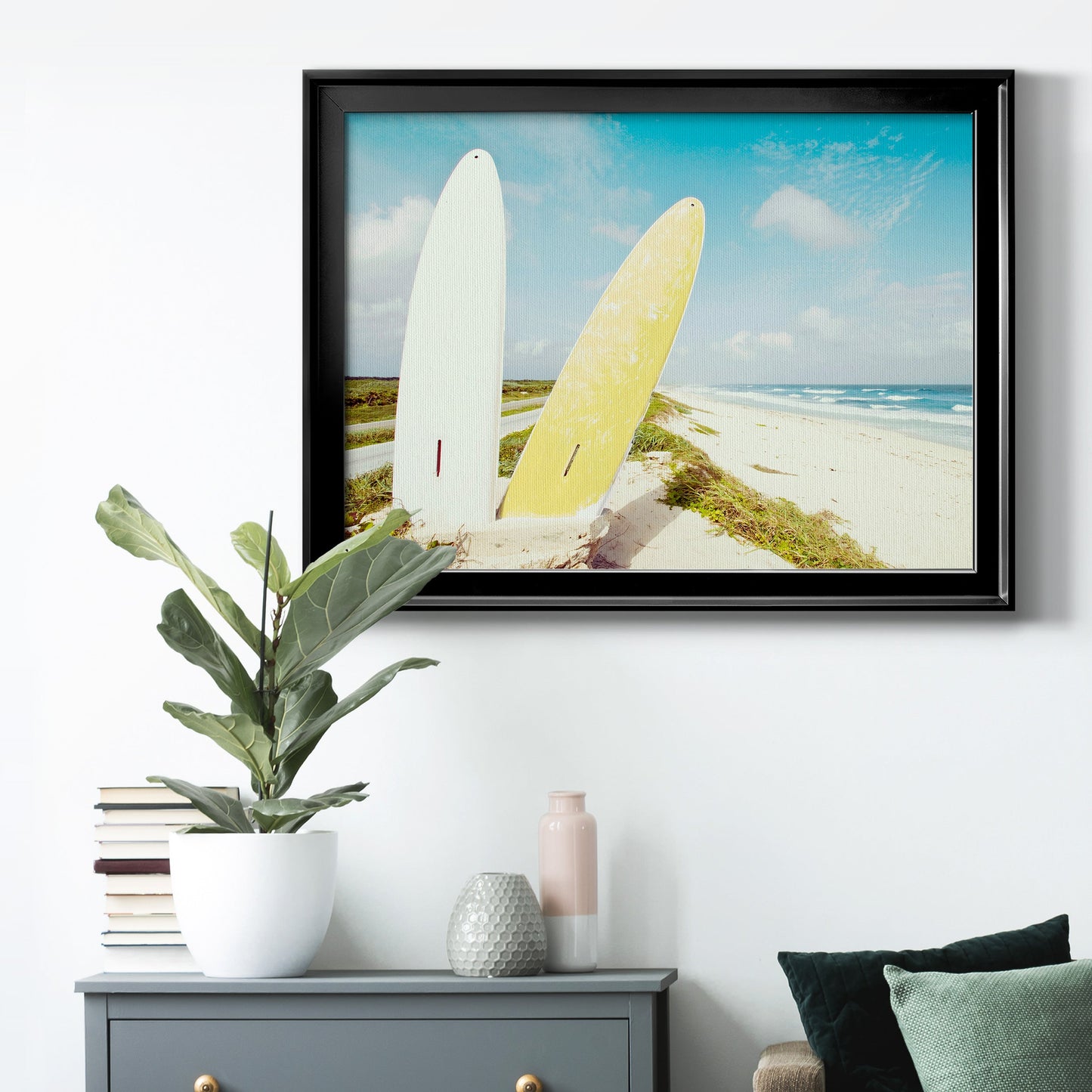 Punta Morena Beach Premium Classic Framed Canvas - Ready to Hang