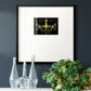 Golden Chandelier Premium Framed Print Double Matboard