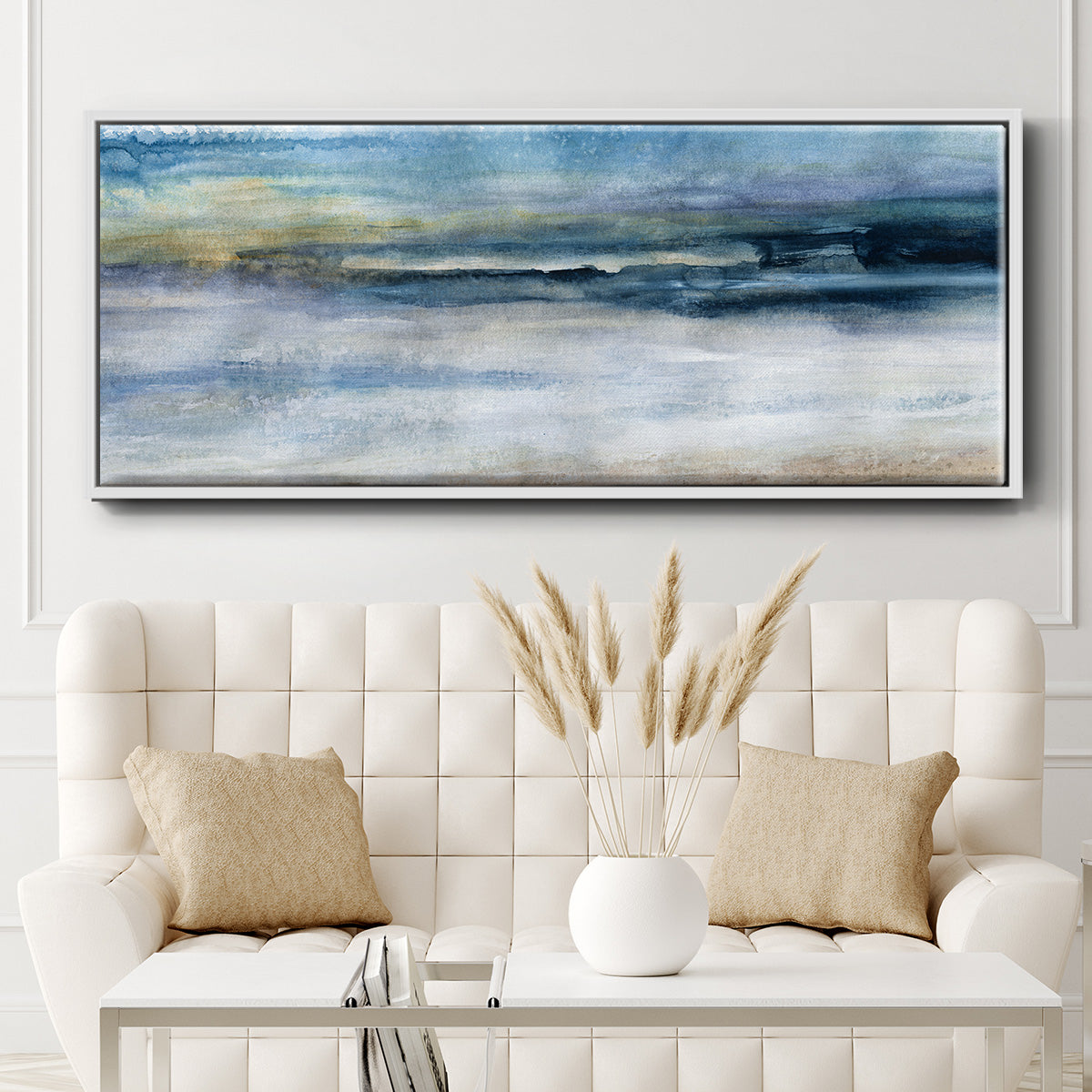 Wind and Water - Floater Framed Canvas Print