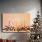 Twilight of Tinsel-Gold Snow - Canvas Art Print