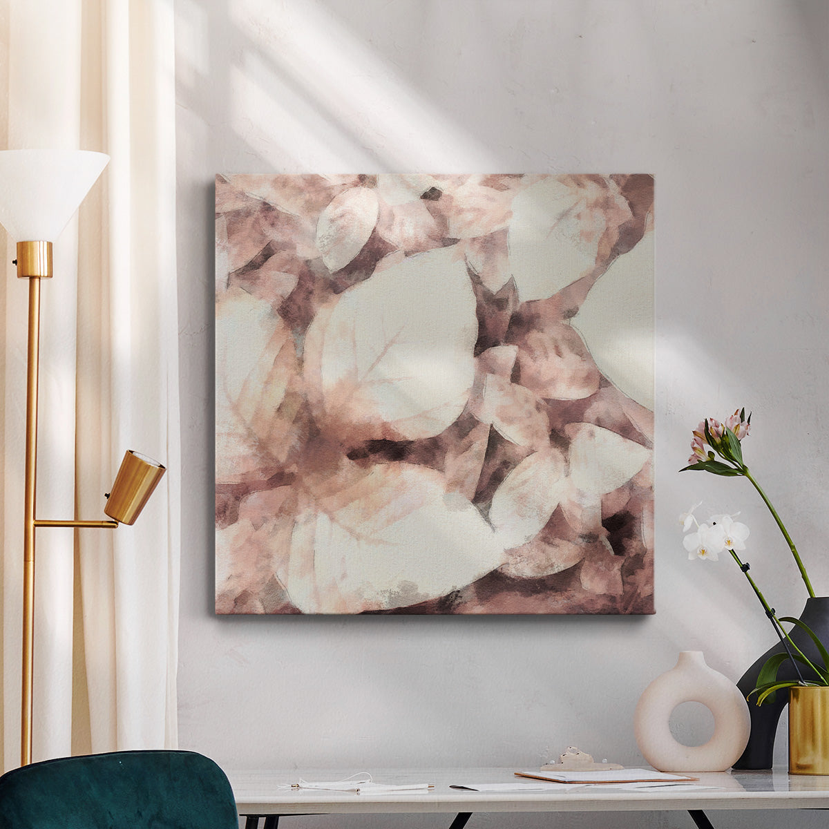 Custom Ocean Cameo II - Canvas Art Print