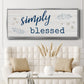 Simply Blessed - Floater Framed Canvas Print