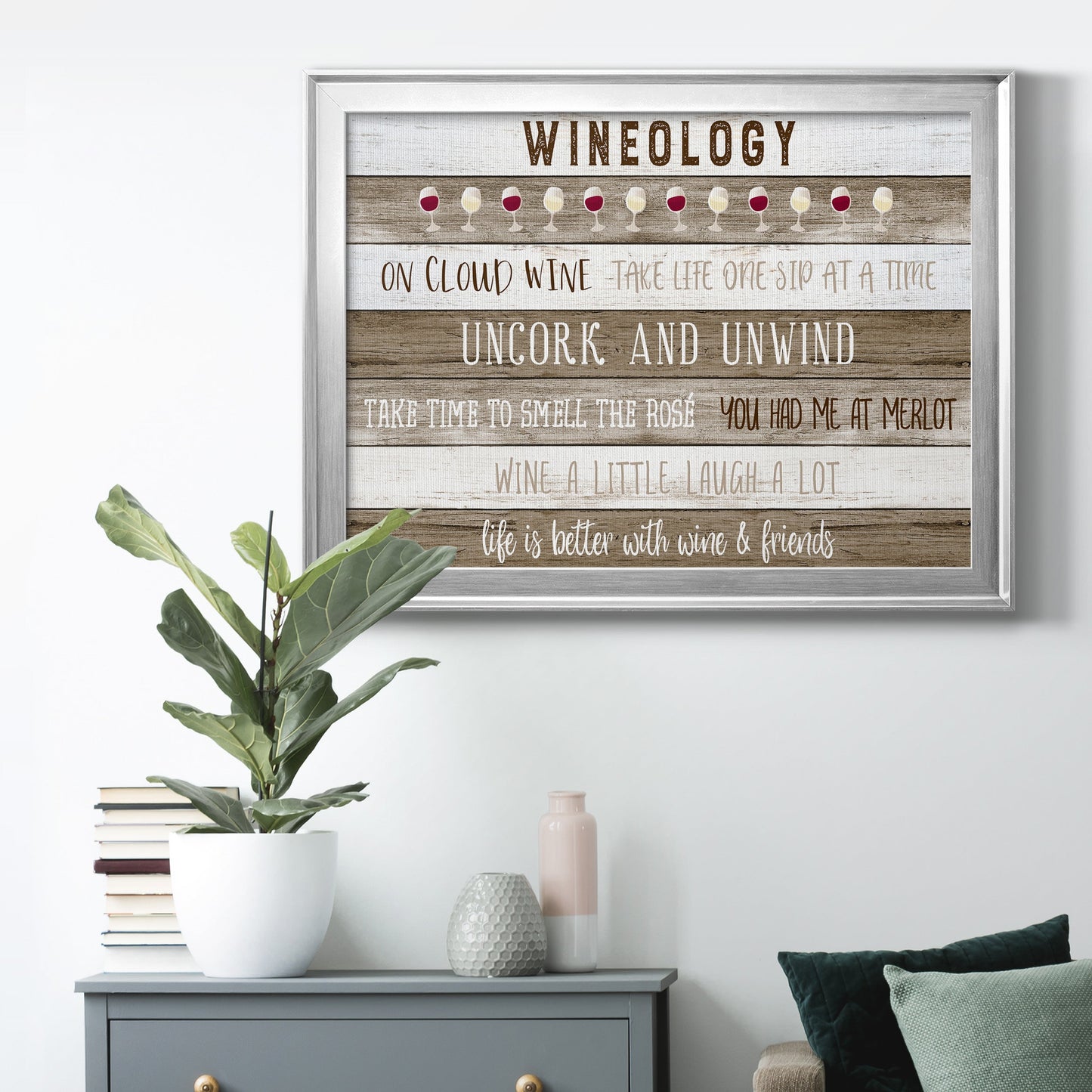 Wineology Premium Classic Framed Canvas - Ready to Hang