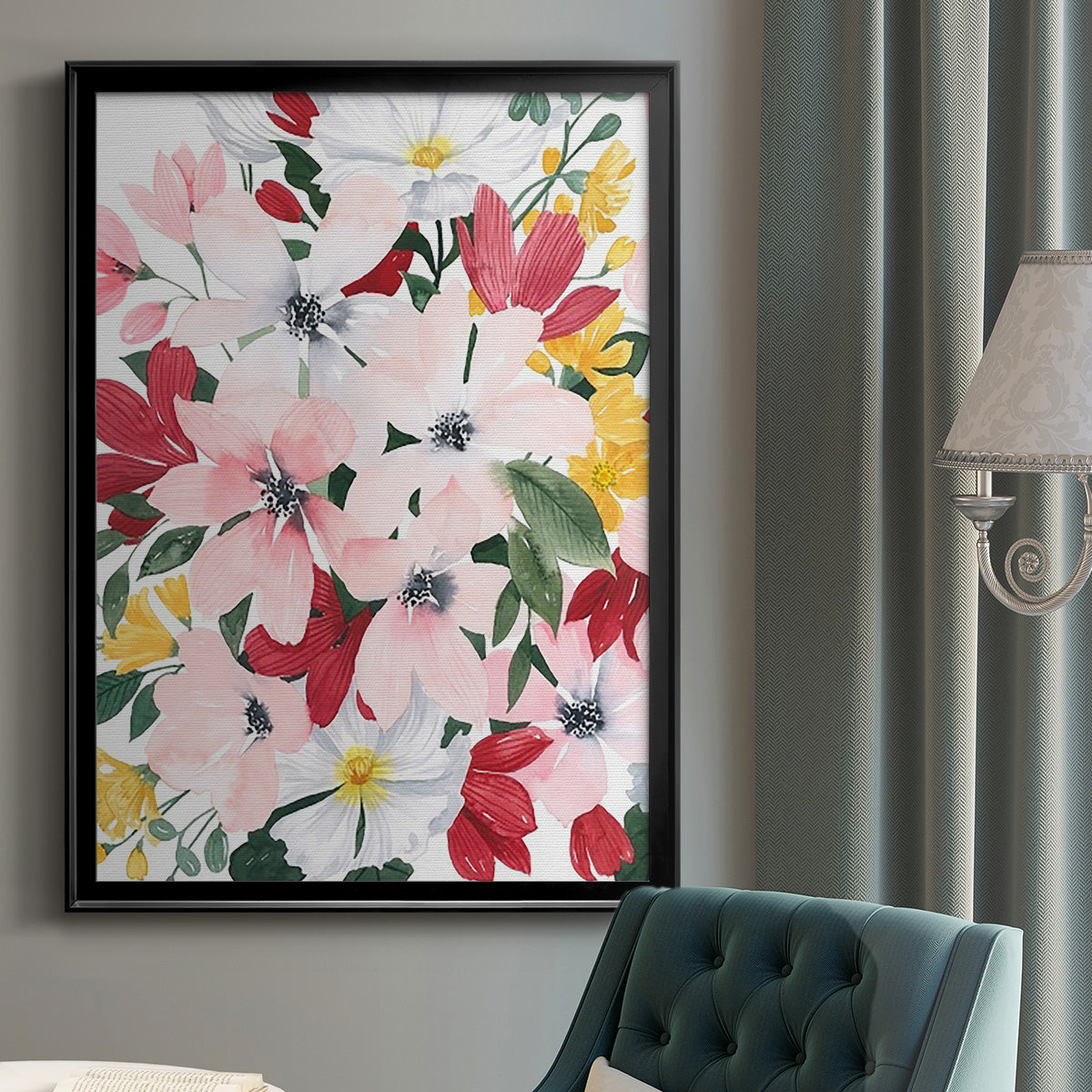 Spring Bliss I - Modern Framed Canvas Print