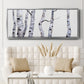 Birch Trees I - Floater Framed Canvas Print