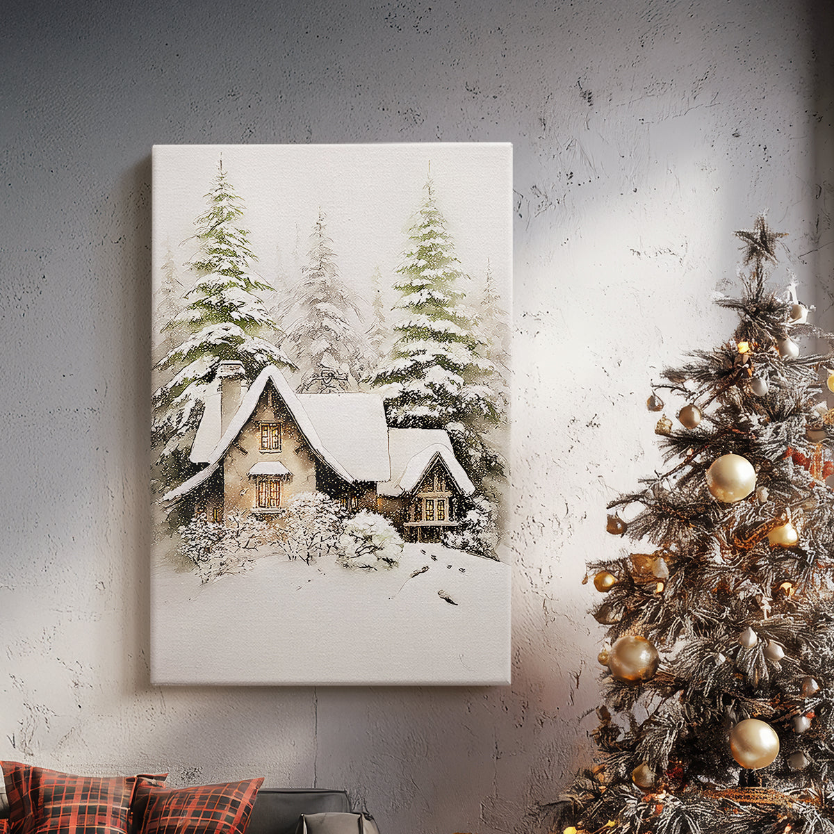 Silver Fir at Dusk - Canvas Art Print