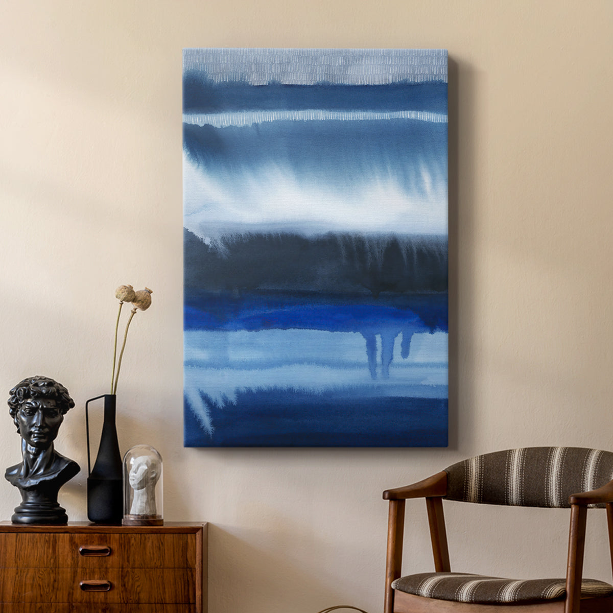 Deep Blue Shore II - Canvas Art Print