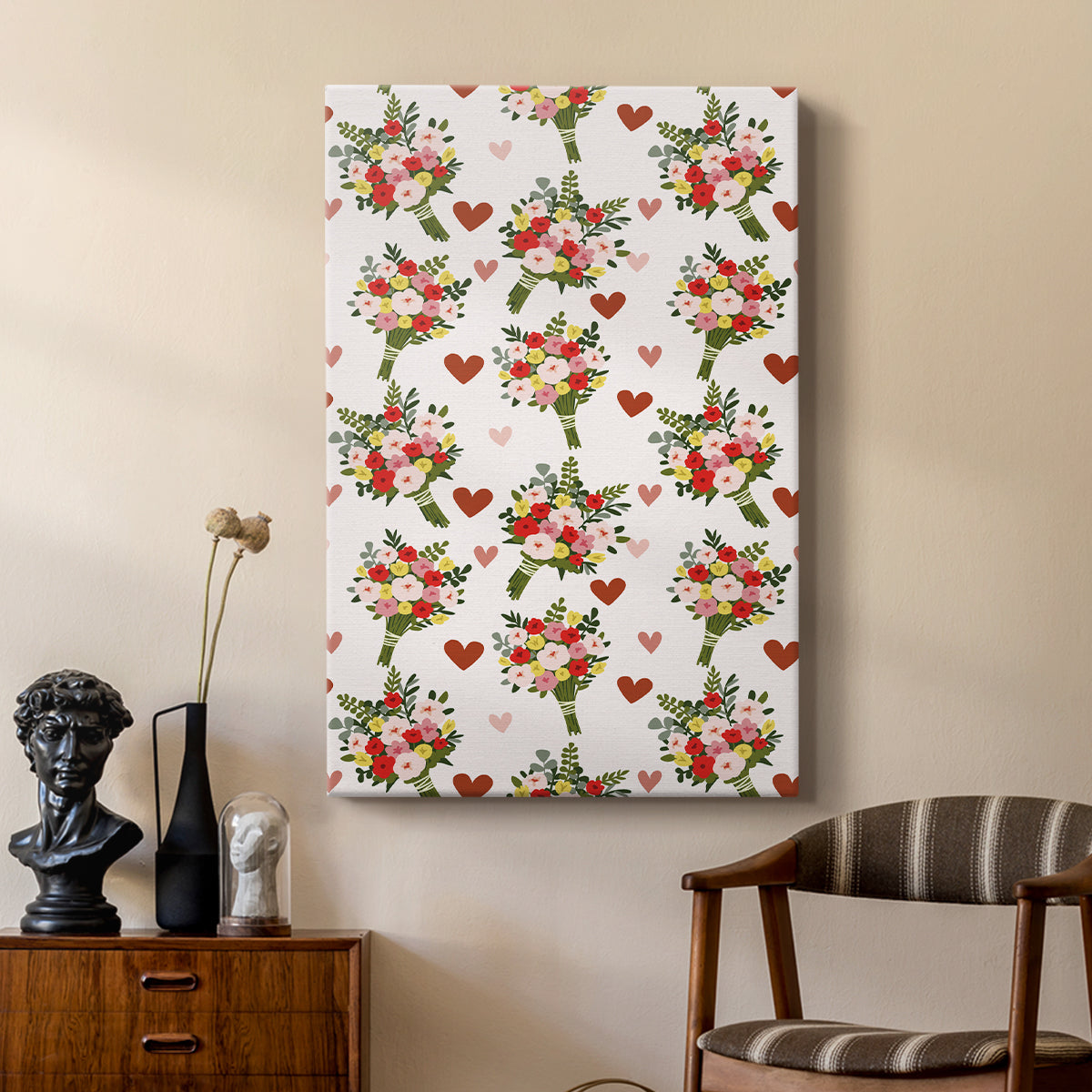 Darling Valentine Collection E - Canvas Art Print