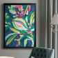 Blue Tropics II - Modern Framed Canvas Print