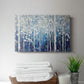 Blue Abstract Forest XXXVIII - Canvas Art Print