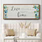 Love Builds - Floater Framed Canvas Print