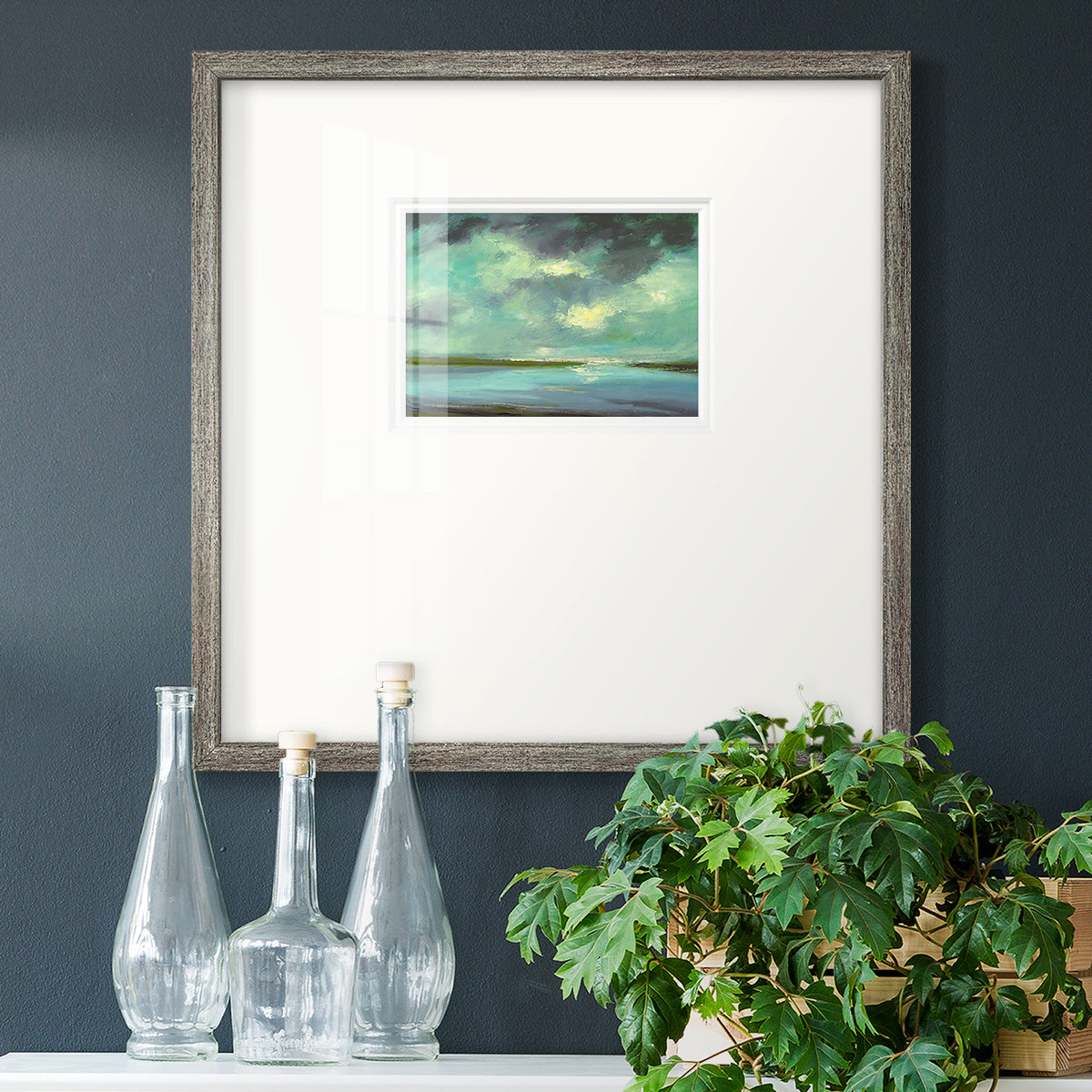 Lagoon Premium Framed Print Double Matboard