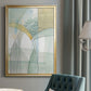 Mint Reflection I - Modern Framed Canvas Print