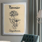 Birth Month XI - Modern Framed Canvas Print