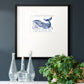 Whale Love I Premium Framed Print Double Matboard