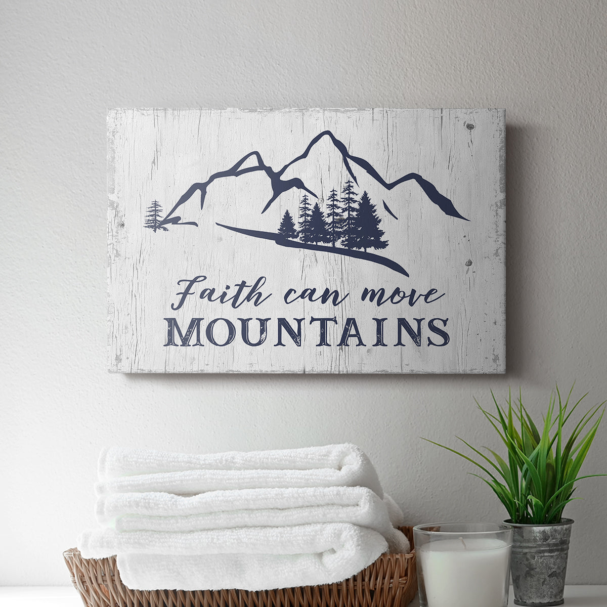 Move Mountains - Canvas Art Print