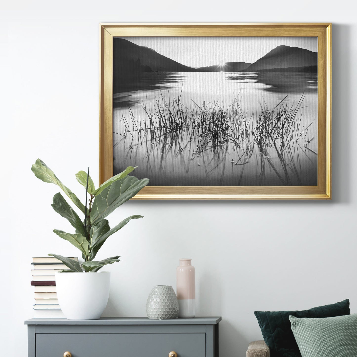 Whisper Lake Premium Classic Framed Canvas - Ready to Hang