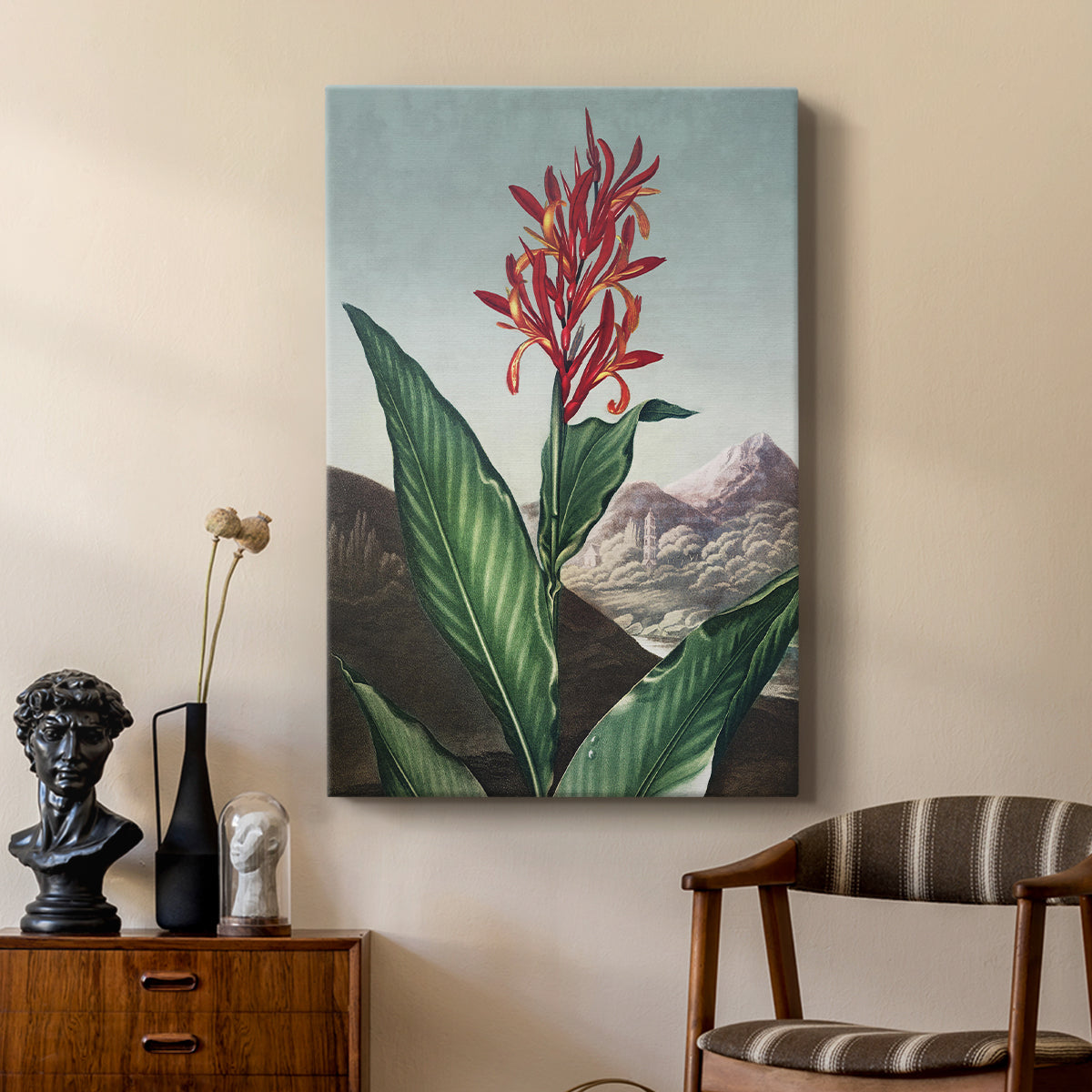 Temple of Flora I - Canvas Art Print