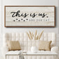 Us and Our Cat - Floater Framed Canvas Print