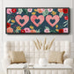 Sweet Hearts Collection D - Floater Framed Canvas Print