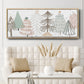 Christmas Tree Sketchbook - Floater Framed Canvas Print