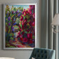 Lilacs & Rhodies - Modern Framed Canvas Print