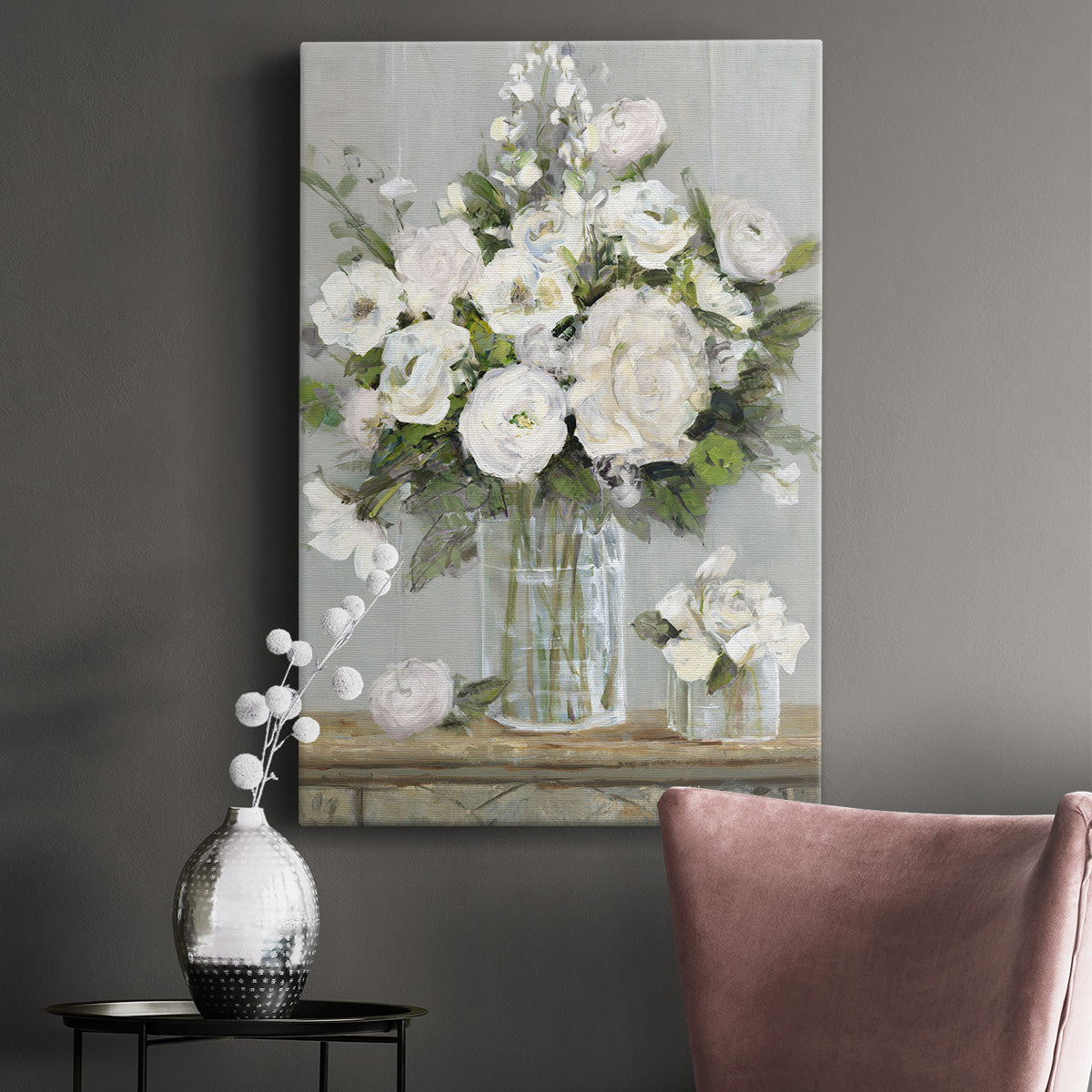 Cottage Whites - Canvas Art Print