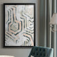 Sand Glyphs I - Modern Framed Canvas Print