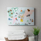 Animal Map - Canvas Art Print