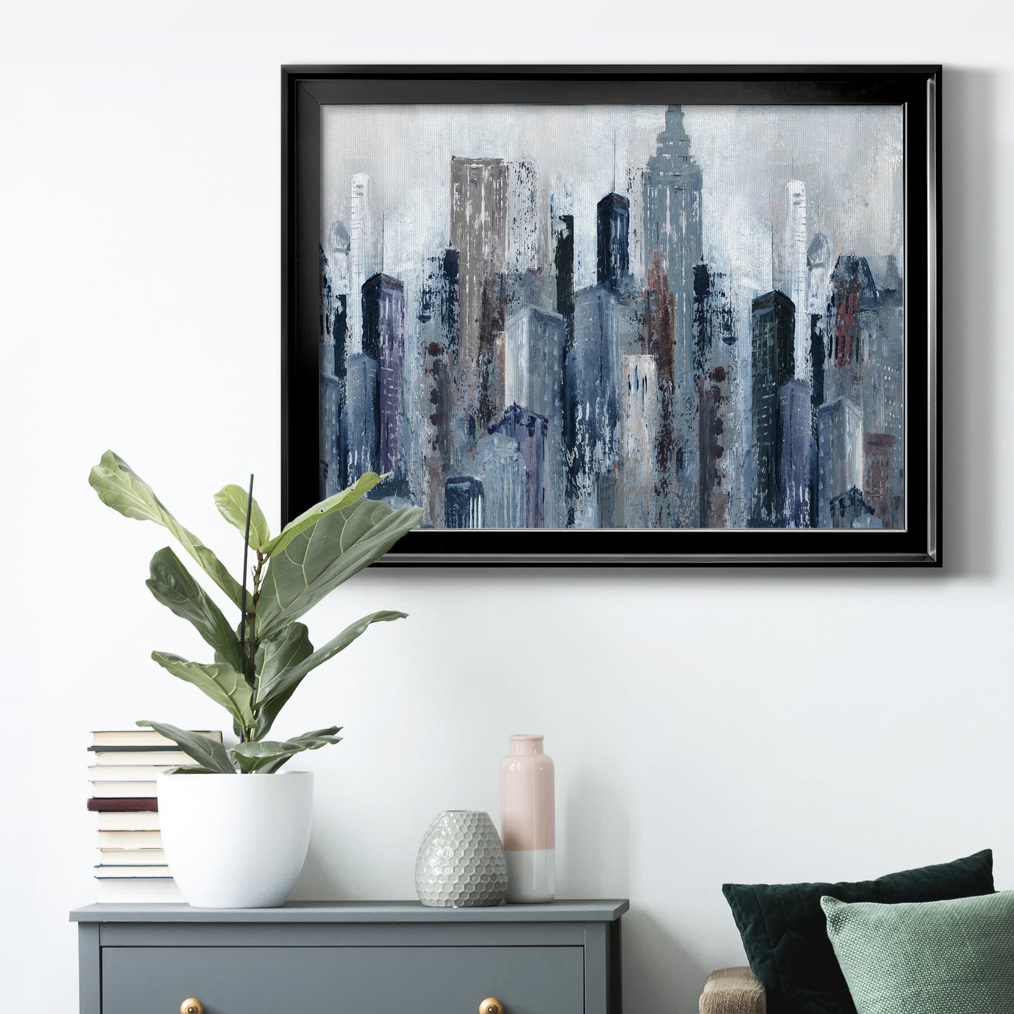 City Mood Premium Classic Framed Canvas - Ready to Hang