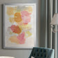 Warm Petals II - Modern Framed Canvas Print
