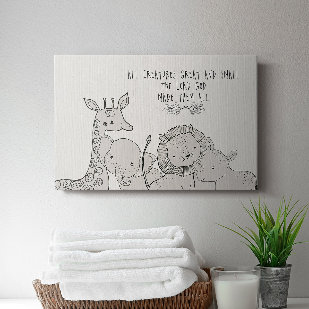 All Creatures - Canvas Art Print