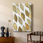 Patterned Leaf Shapes II - Canvas Art Print