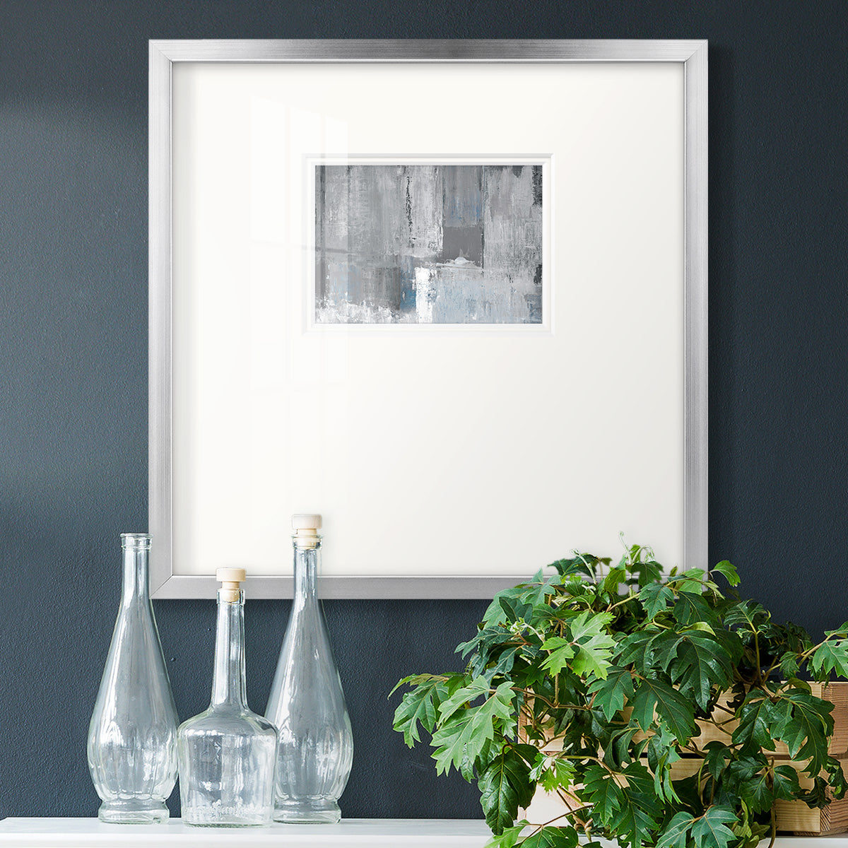 Tranquil Blues Premium Framed Print Double Matboard