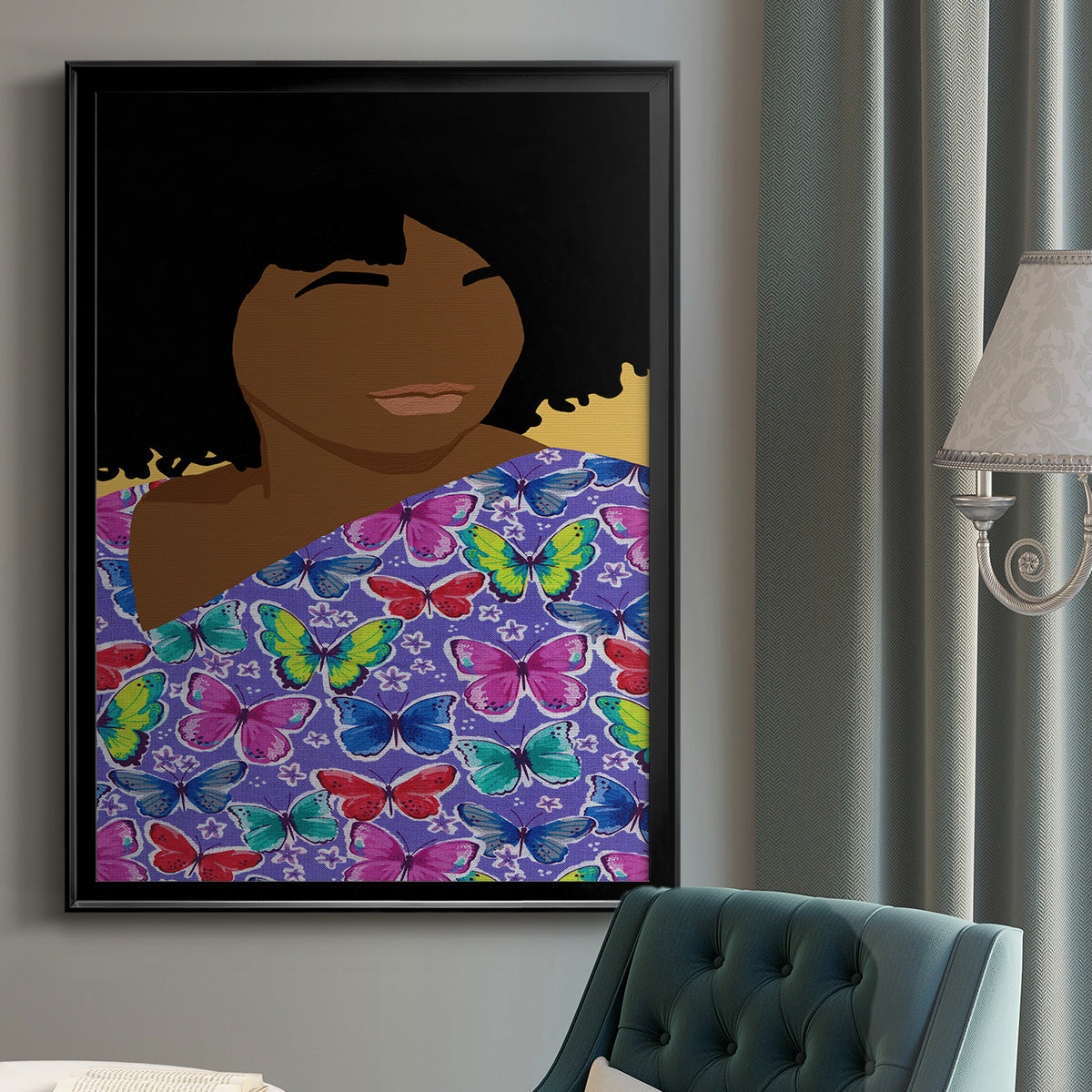 Care Giver II - Modern Framed Canvas Print