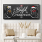 Build a Snowman - Floater Framed Canvas Print