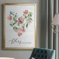Paradise Floral Heart - Modern Framed Canvas Print
