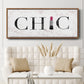 Chic - Floater Framed Canvas Print
