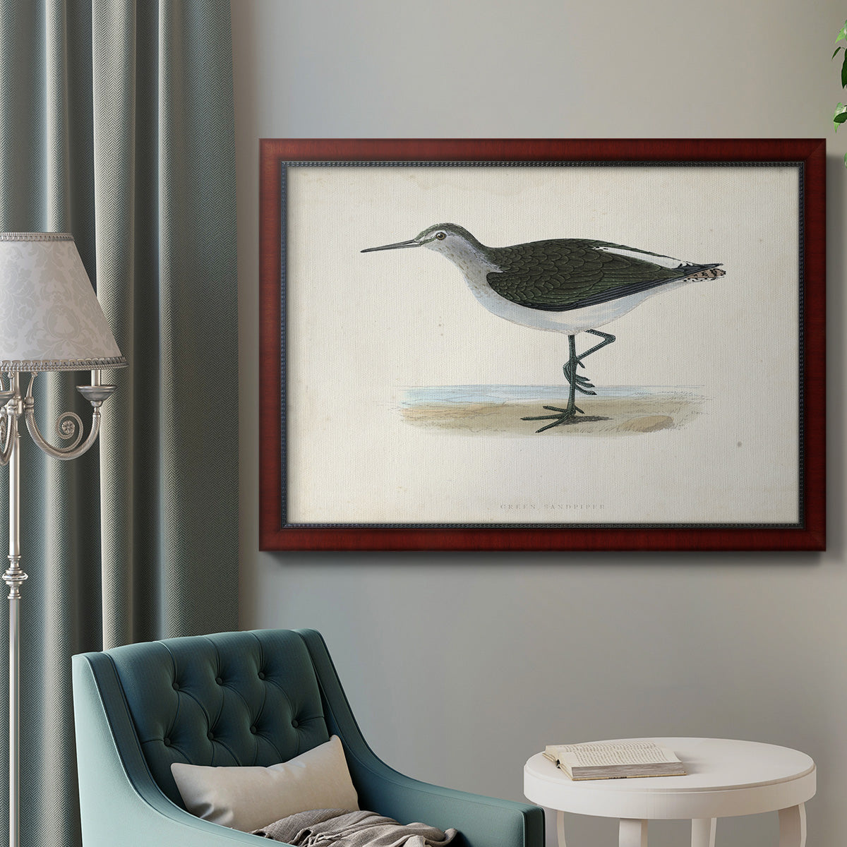 Morris Sandpipers VI Premium Framed Canvas- Ready to Hang