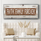 Faith Family Forever - Floater Framed Canvas Print