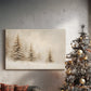 Gilded Fir Carol - Canvas Art Print