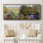 The Corner of the Garden at Montgeron, 1876 - Floater Framed Canvas Print