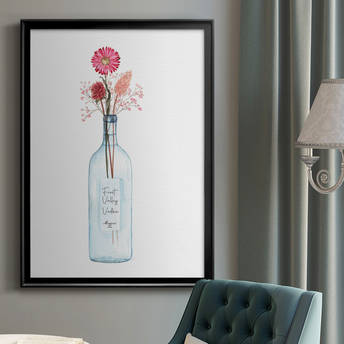 Frost Valley Vodka - Modern Framed Canvas Print