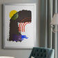 Shifting IV - Modern Framed Canvas Print