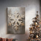 Soft Linen Icicles Whisper - Canvas Art Print