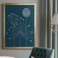 Graphic Alliums II - Modern Framed Canvas Print