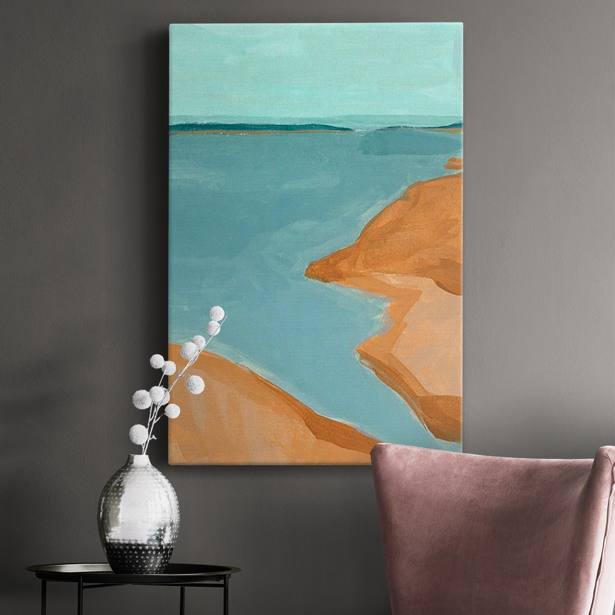 Out on the Sandbar I - Canvas Art Print