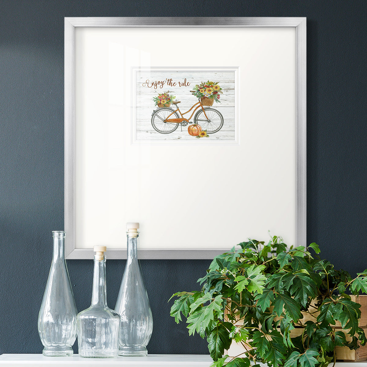 Harvest Bike Premium Framed Print Double Matboard