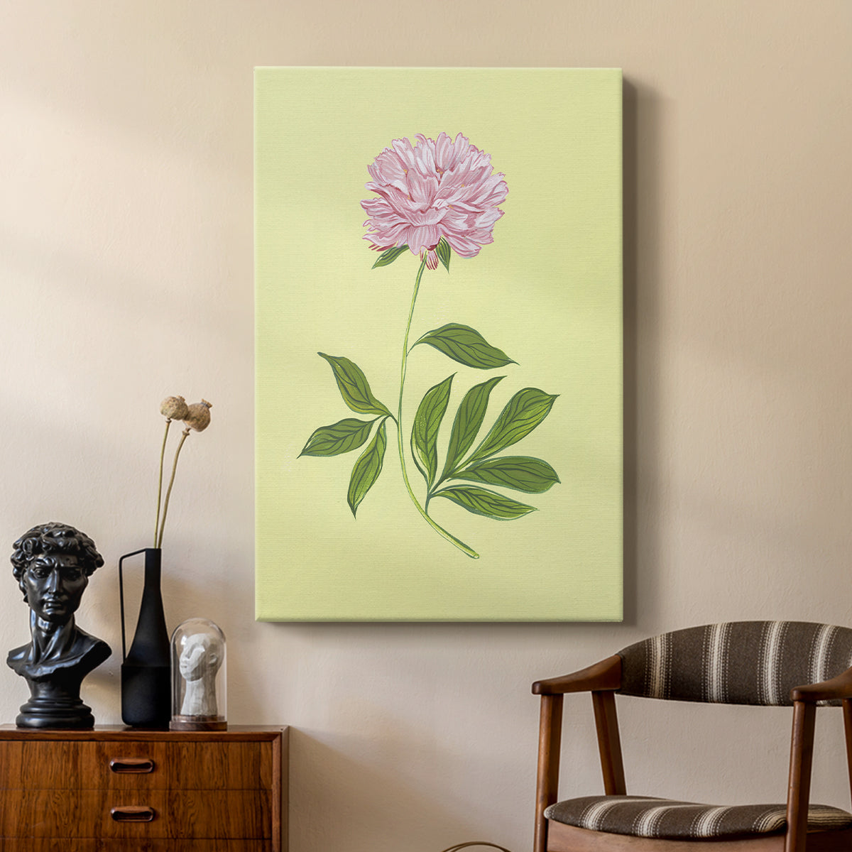 Peonies in Yellow I - Canvas Art Print